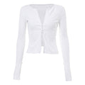 Long Sleeve Slim Knit Cardigan