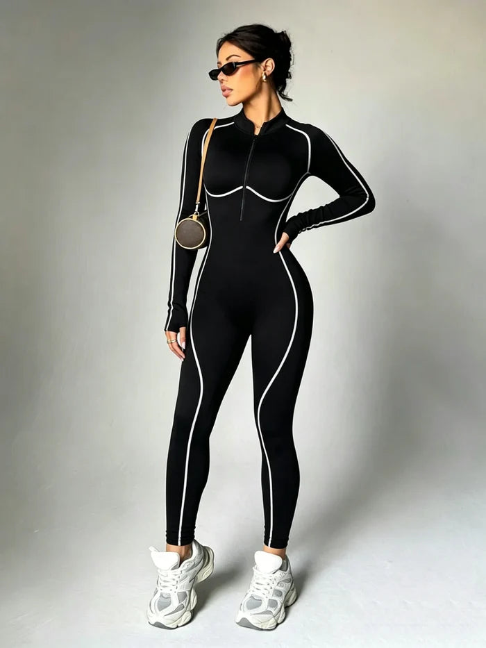 Long Sleeve Zip-Up Bodysuit