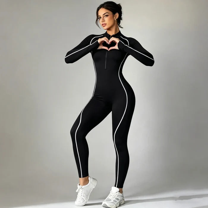 Long Sleeve Zip-Up Bodysuit