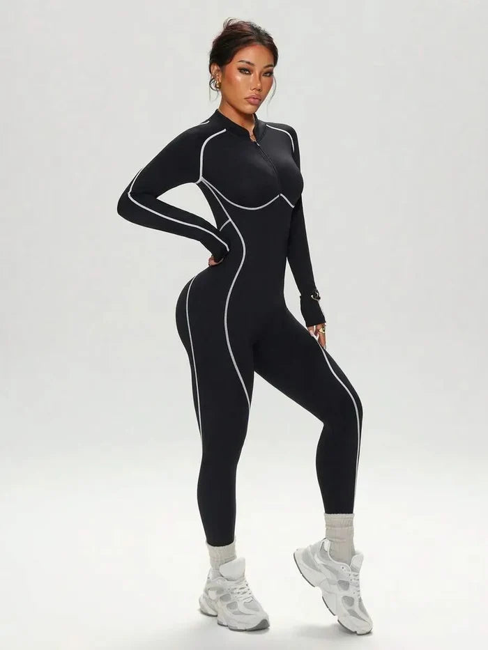 Long Sleeve Zip-Up Bodysuit