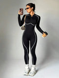 Long Sleeve Zip-Up Bodysuit
