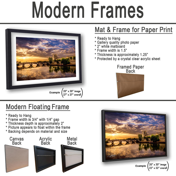 a picture of a picture of a sunset and a picture of a bridge