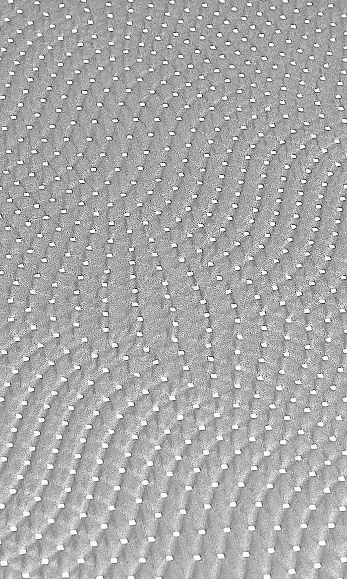 Silk-Blend Pinch Pleat, Rod Pocket, Eyelet Curtains (Grey)