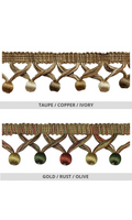 Tassel trim for drapes