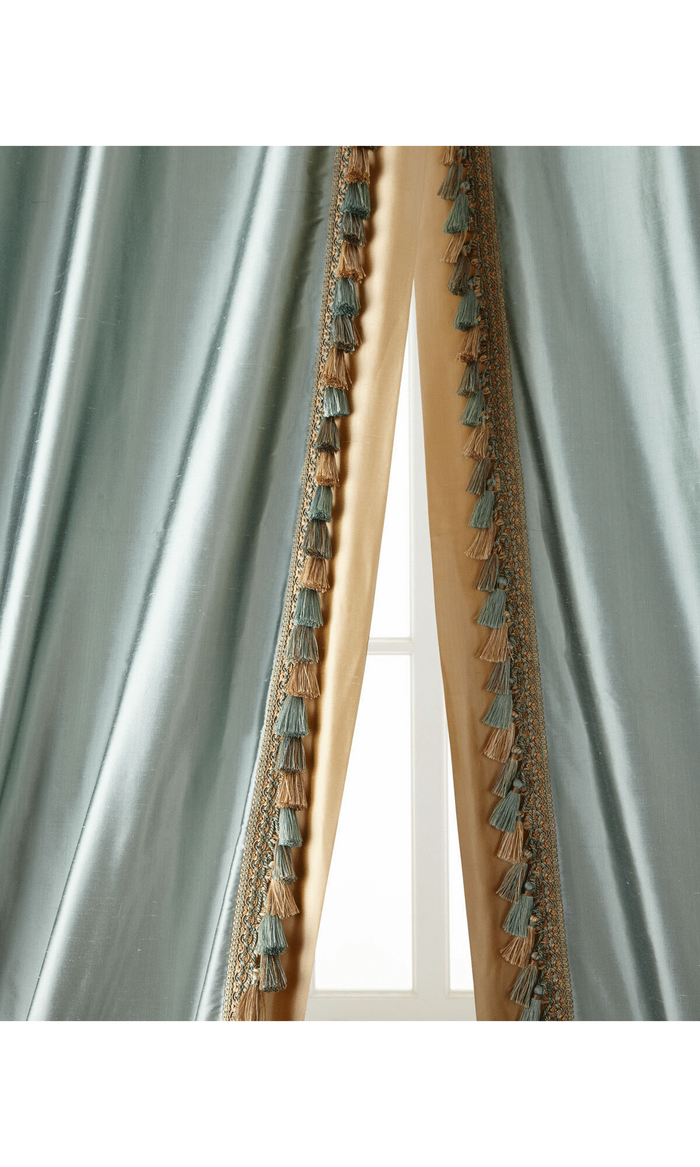 Tassel trim drapes