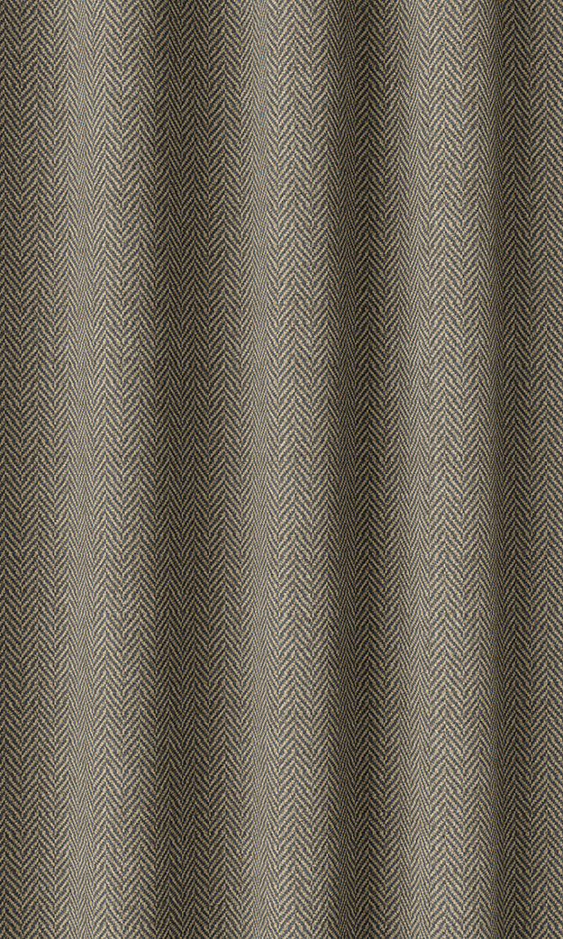 Herringbone Textured Home Décor Fabric By the Metre (Warm Grey/ Brown)