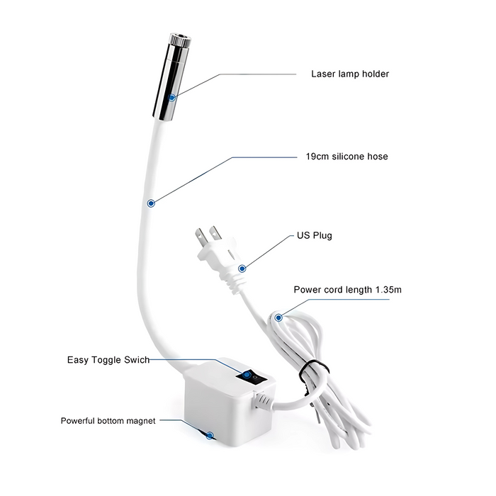 Magnetic Laser Guide Attachment