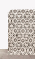 Aztec Print Home Décor Fabric By the Metre (Deep Beige/ Charcoal)