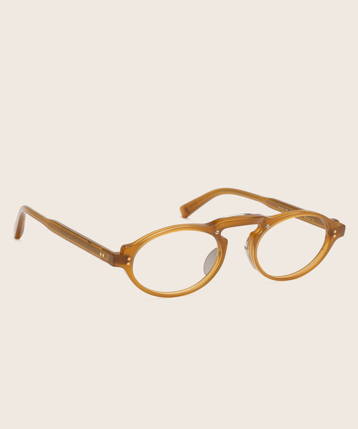 Johann Wolff Marcel Eyeglasses #color_amber