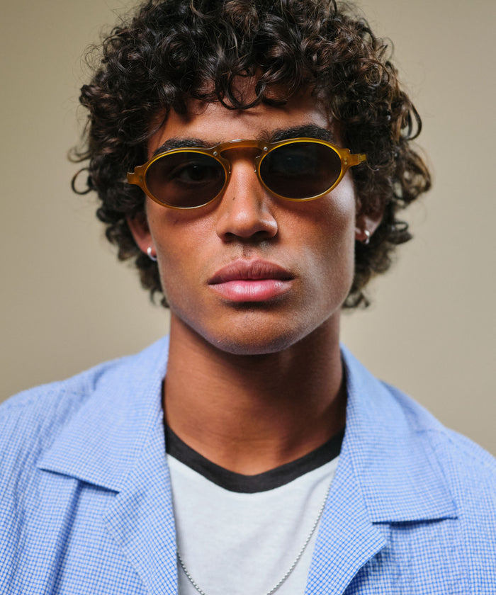 Johann Wolff Marcel Sunglasses #color_amber