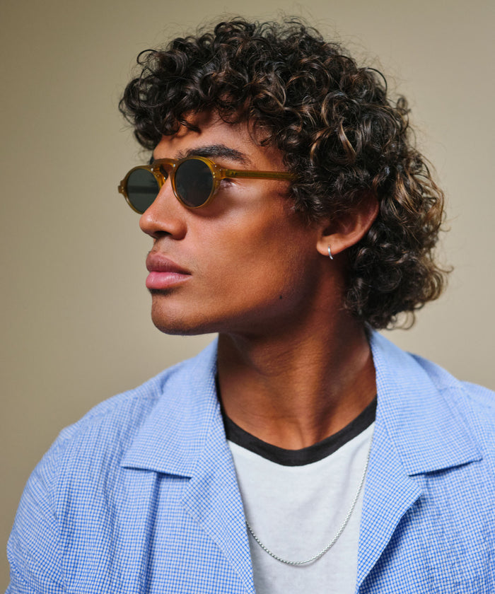 Johann Wolff Marcel Sunglasses #color_amber