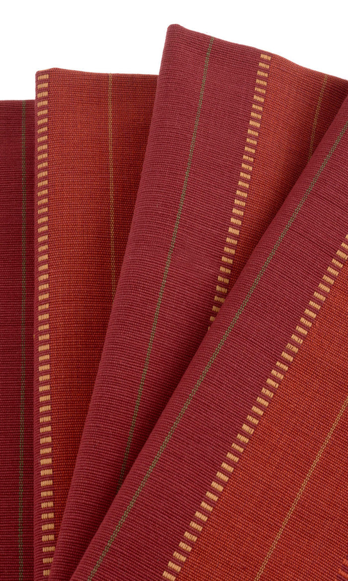 Cotton Made-to-Measure Curtains (Red)