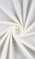 Semi-Sheer Home Décor Fabric By the Metre (White)