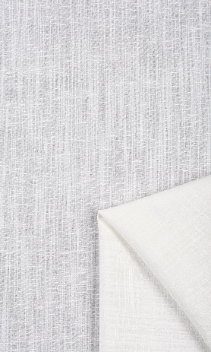Semi-Sheer Fabric Material By the Metre (White)