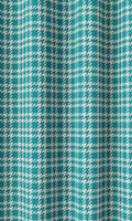 Modern Check Print Curtains (Pacific Blue)