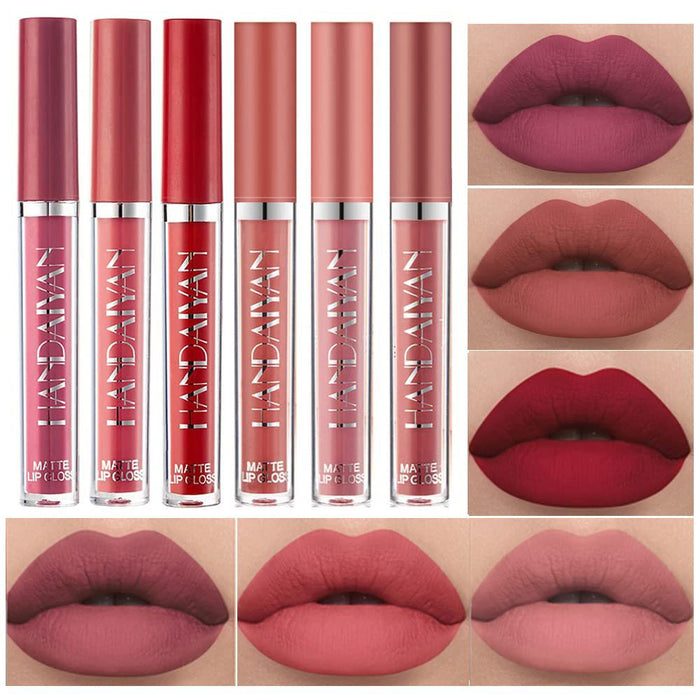Matte Lip Gloss | Long-Lasting Lip Mud Glaze — Transfer-Proof