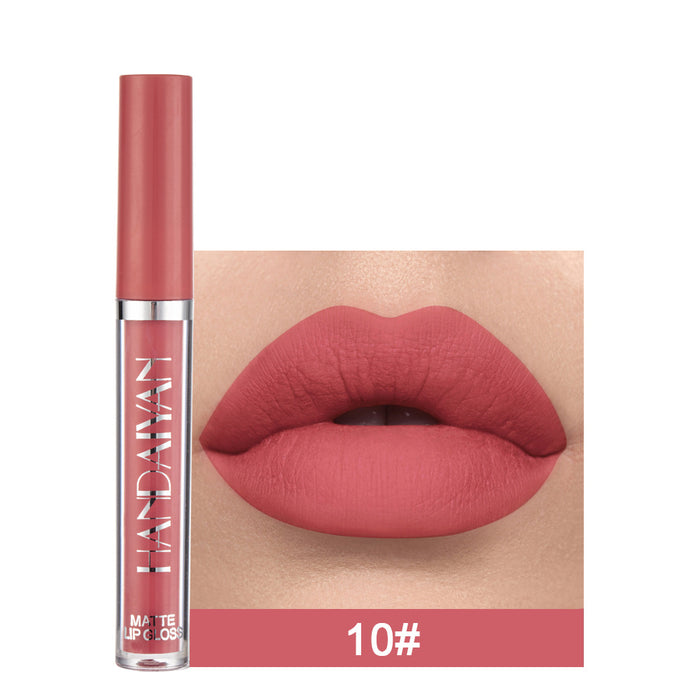 Matte Lip Gloss | Long-Lasting Lip Mud Glaze — Transfer-Proof