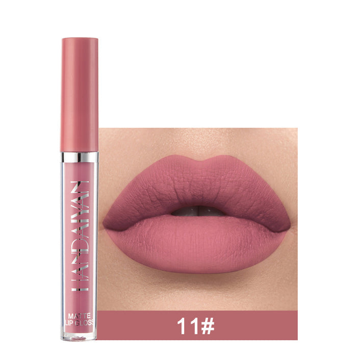 Matte Lip Gloss | Long-Lasting Lip Mud Glaze — Transfer-Proof