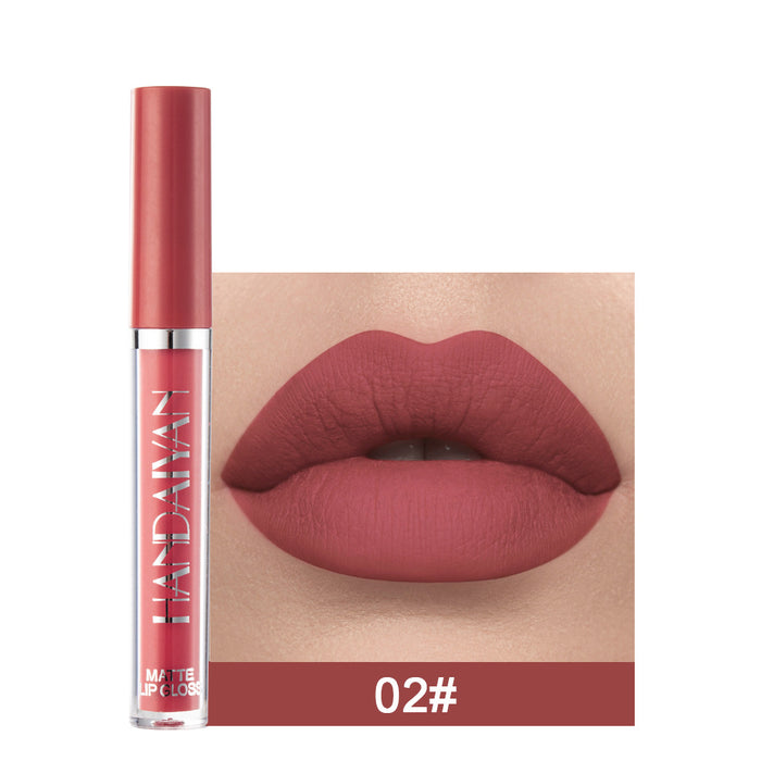 Matte Lip Gloss | Long-Lasting Lip Mud Glaze — Transfer-Proof