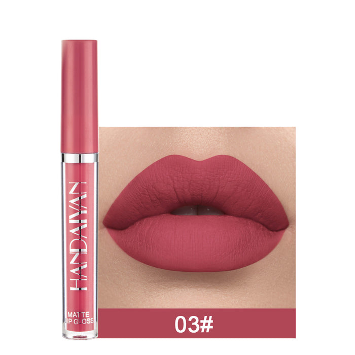 Matte Lip Gloss | Long-Lasting Lip Mud Glaze — Transfer-Proof