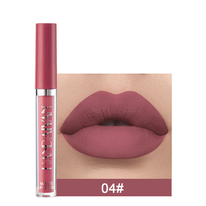 Matte Lip Gloss | Long-Lasting Lip Mud Glaze — Transfer-Proof