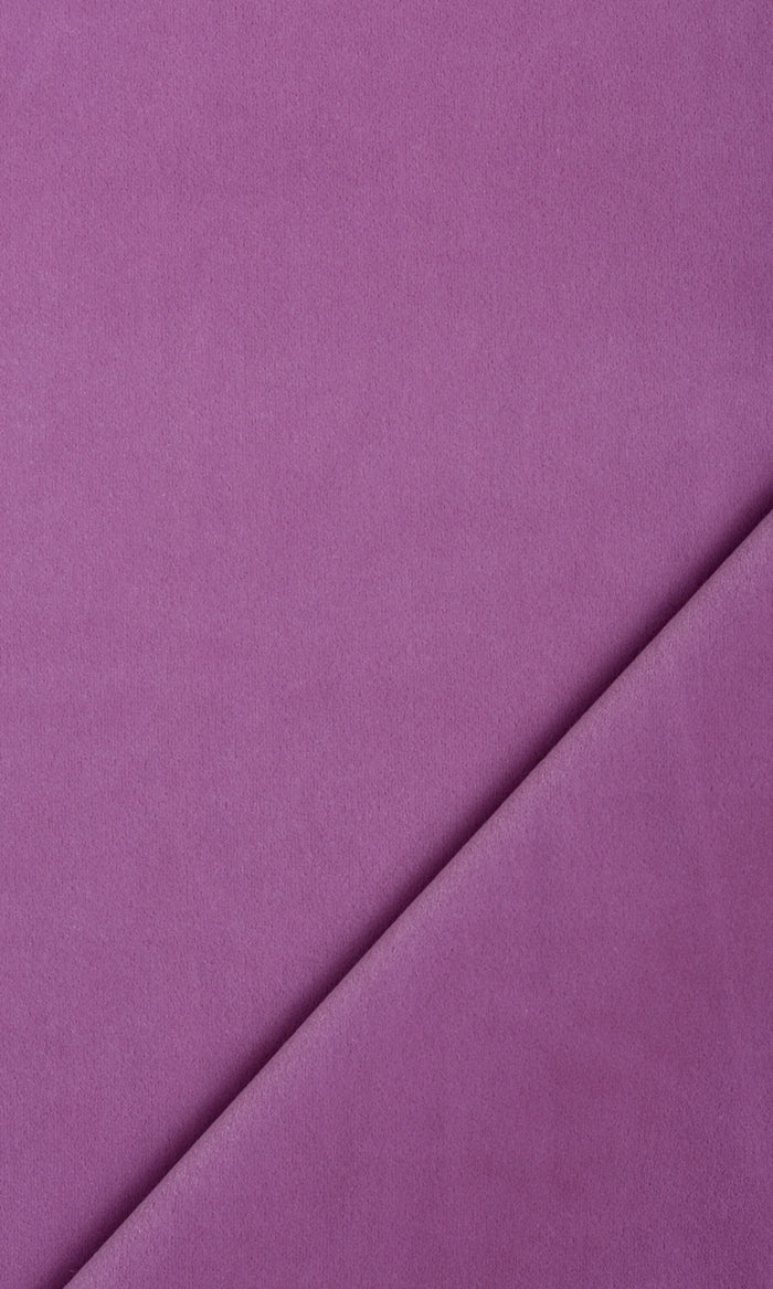 Velvet Home Textile Fabric Material By the Metre (Purple)