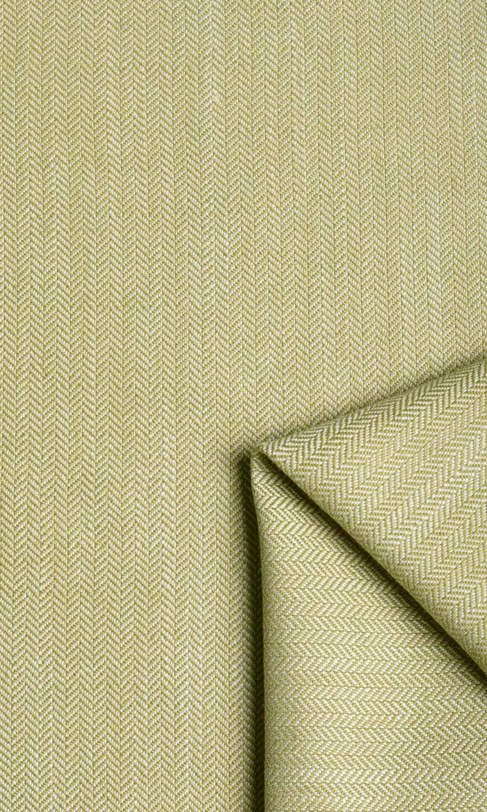 Herringbone Textured Curtains / Drapes / Window Drapery Panels (Green)