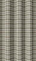 Check Patterned Drapes (Mocha Brown/ White)