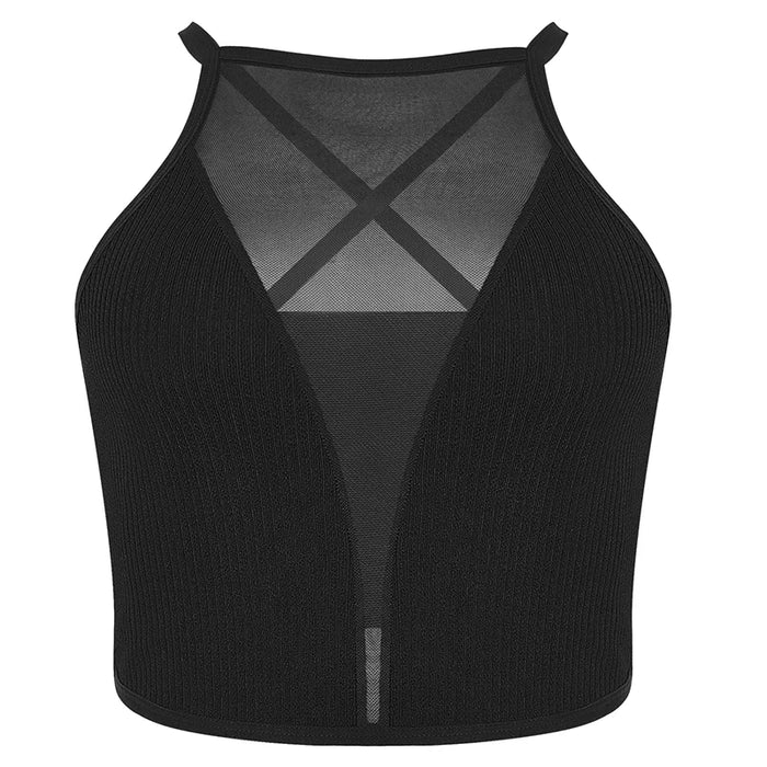 Mesh Backless Bralette Camisole