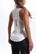 Mesh Racerback Print Sports Tank Top