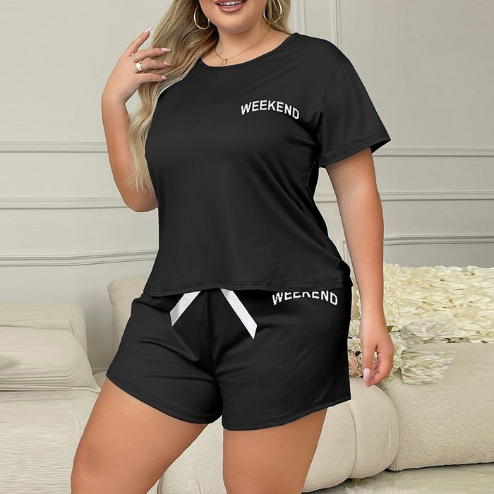 Mesh Splicing Lace-Up Two-Piece Set