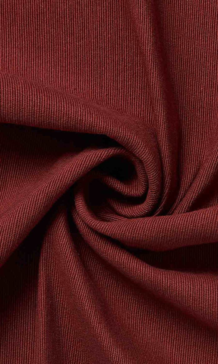 Cotton Pinch Pleat, Rod Pocket, Eyelet Curtains (Burnt Orange)