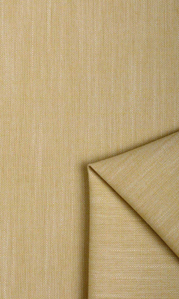 Plain Linen Texture Pinch Pleat, Rod Pocket, Eyelet Curtains (Ochre Yellow)