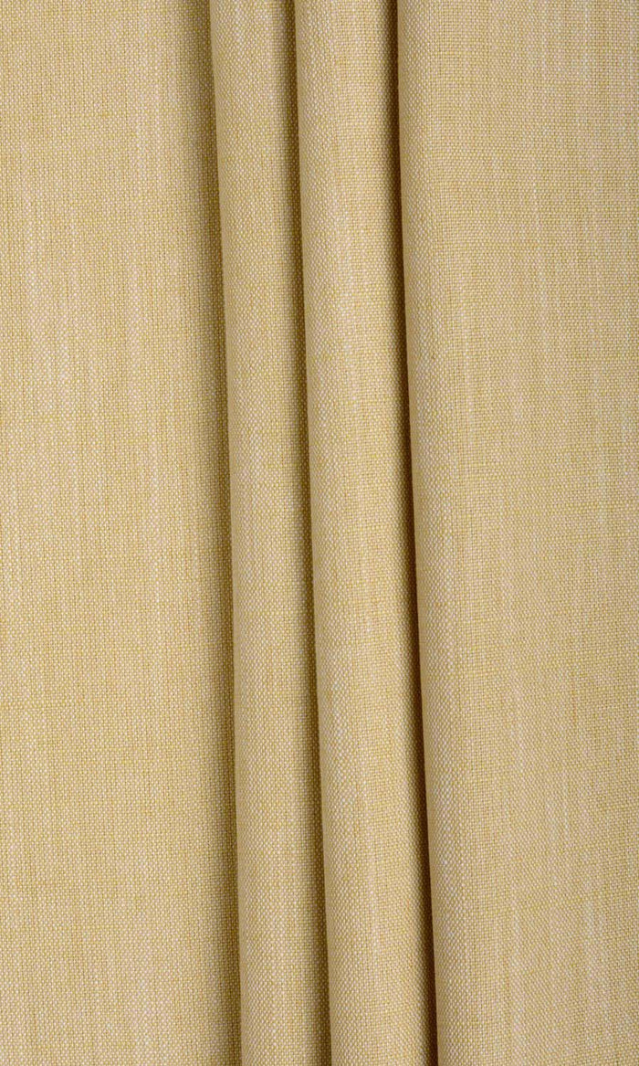 Plain Linen Texture Drapery (Ochre Yellow) Extra Long Short Wide