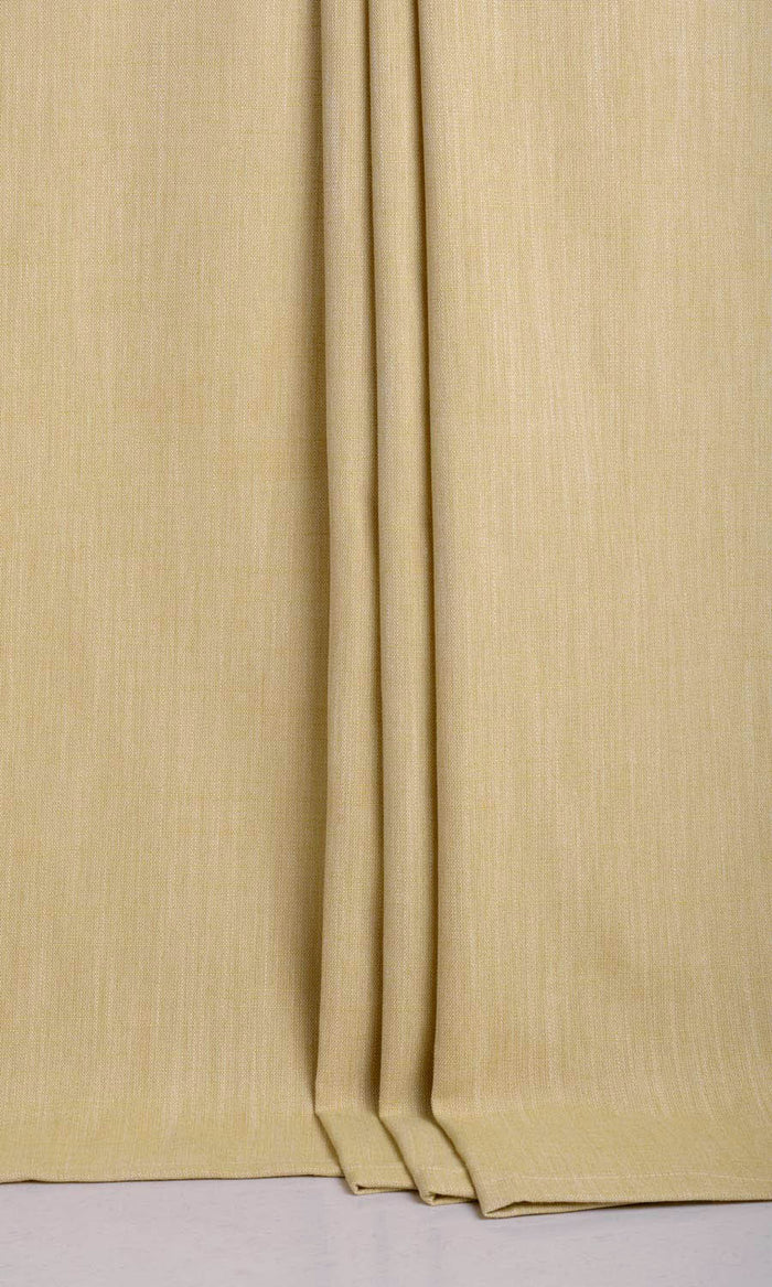 Plain Linen Texture Curtains / Drapes / Window Drapery Panels (Ochre Yellow)