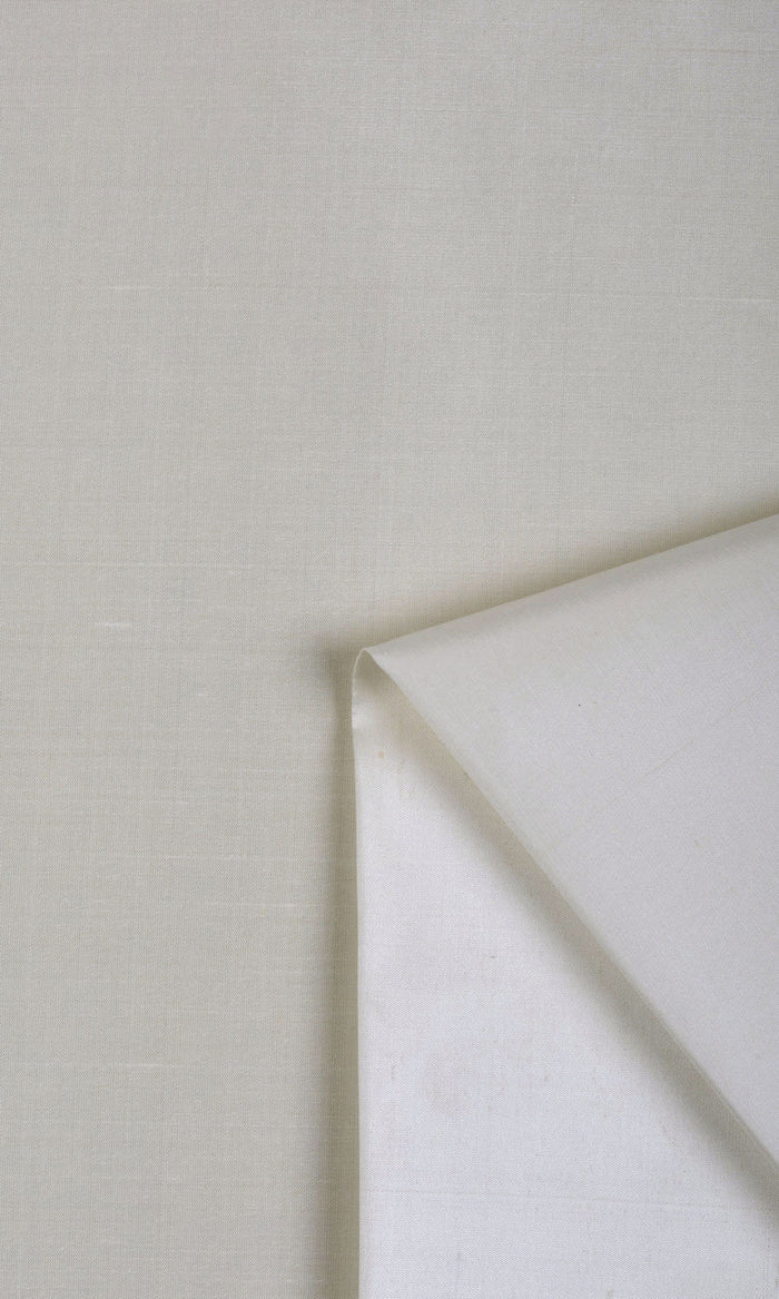 Shantung Silk Curtains / Drapes / Window Drapery Panels (White/ Ivory)