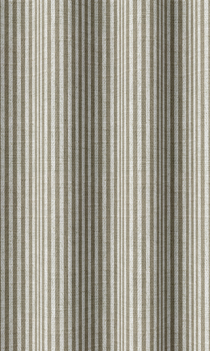 Modern Geometric Patterned Home Décor Fabric By the Metre (Green-Beige)