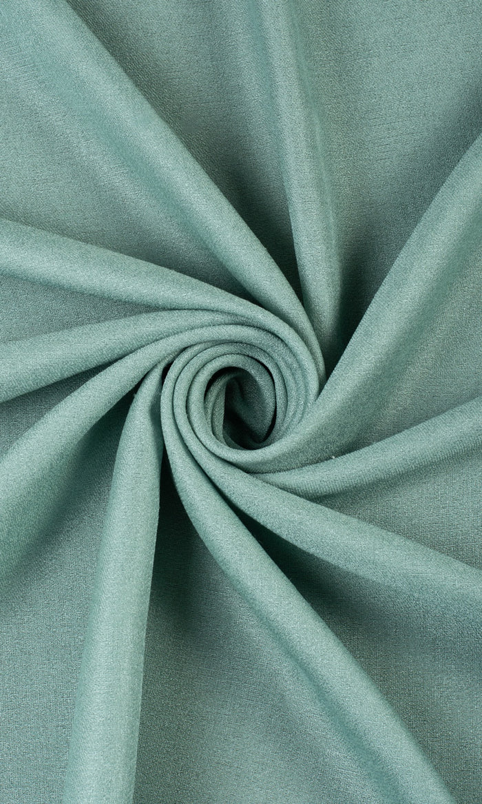 Plain Sheer Home Textile Fabric Material By the Metre (Turquoise Green)