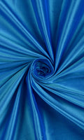 Shantung Silk Home Décor Fabric By the Metre (Azure Blue)