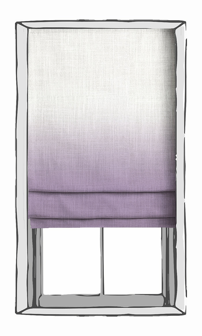 2-Tone Ombre Curtains for Living, Bedroom, Kitchen, Bathroom (Purple)