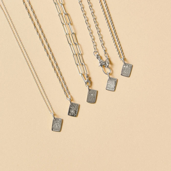montreal postcard charm - sterling silver