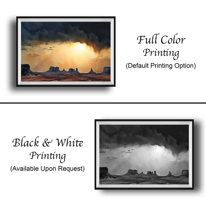 Monument Valley Print - Southwest Desert Art | Custom Fine Art Photography