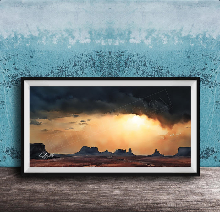 Monument Valley Print - Southwest Desert Art | Large Landscape Fine Art Photography