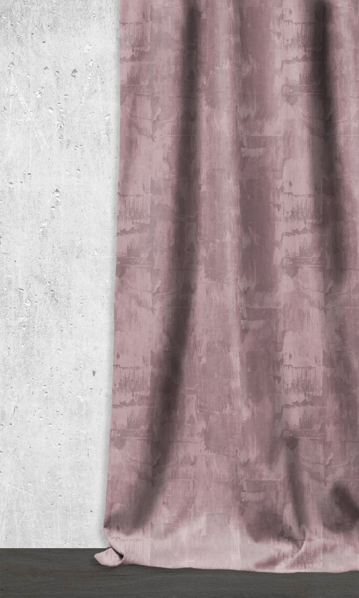 Room Darkening Striped Drapes for Living, Bedroom, Kitchen, Bathroom (Blush Pink)