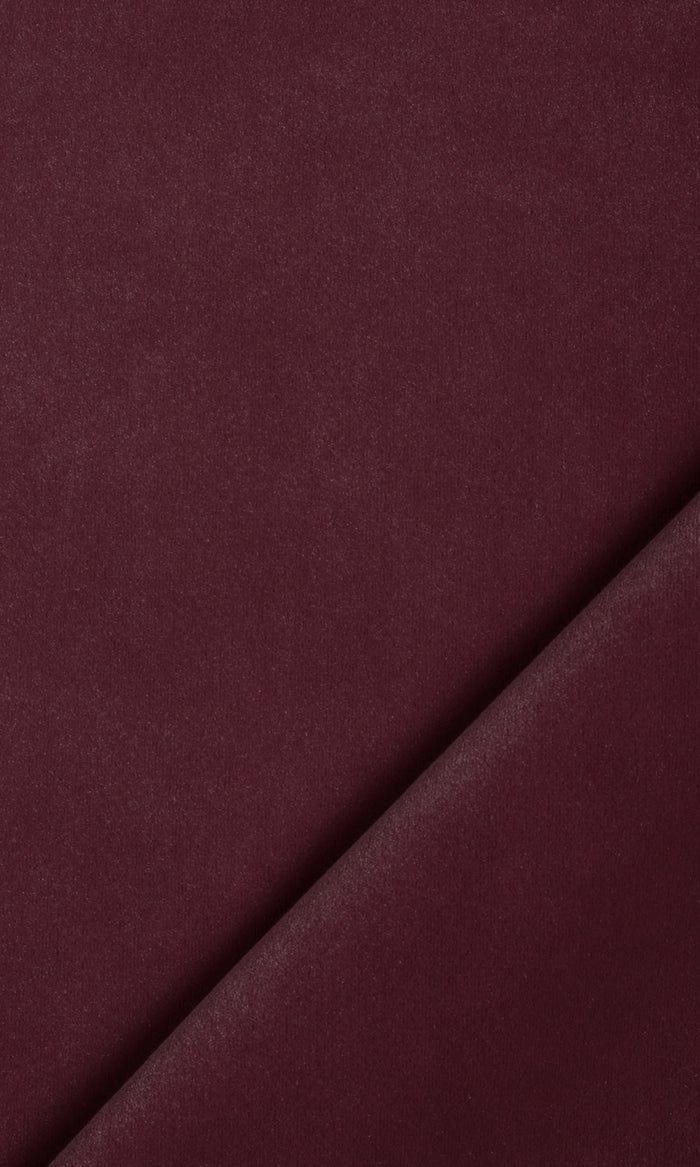 Velvet Home Textile Fabric Material By the Metre (Deep Purple)