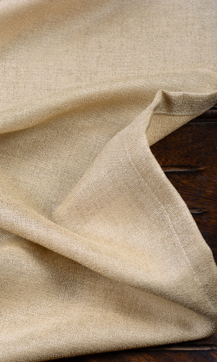 Plain Sheer Fabric By the Metre for Curtains & Drapes (Hazelnut Beige)