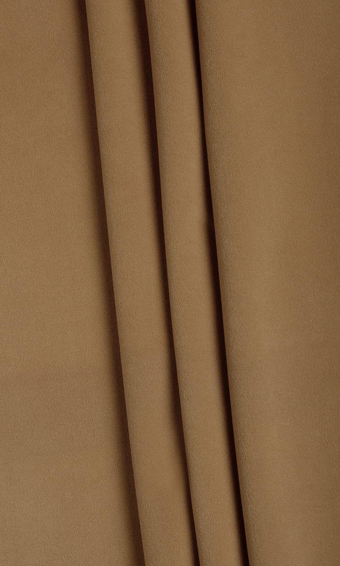 Velvet Curtains / Drapes / Window Drapery Panels (Burnt Orange/ Brown)
