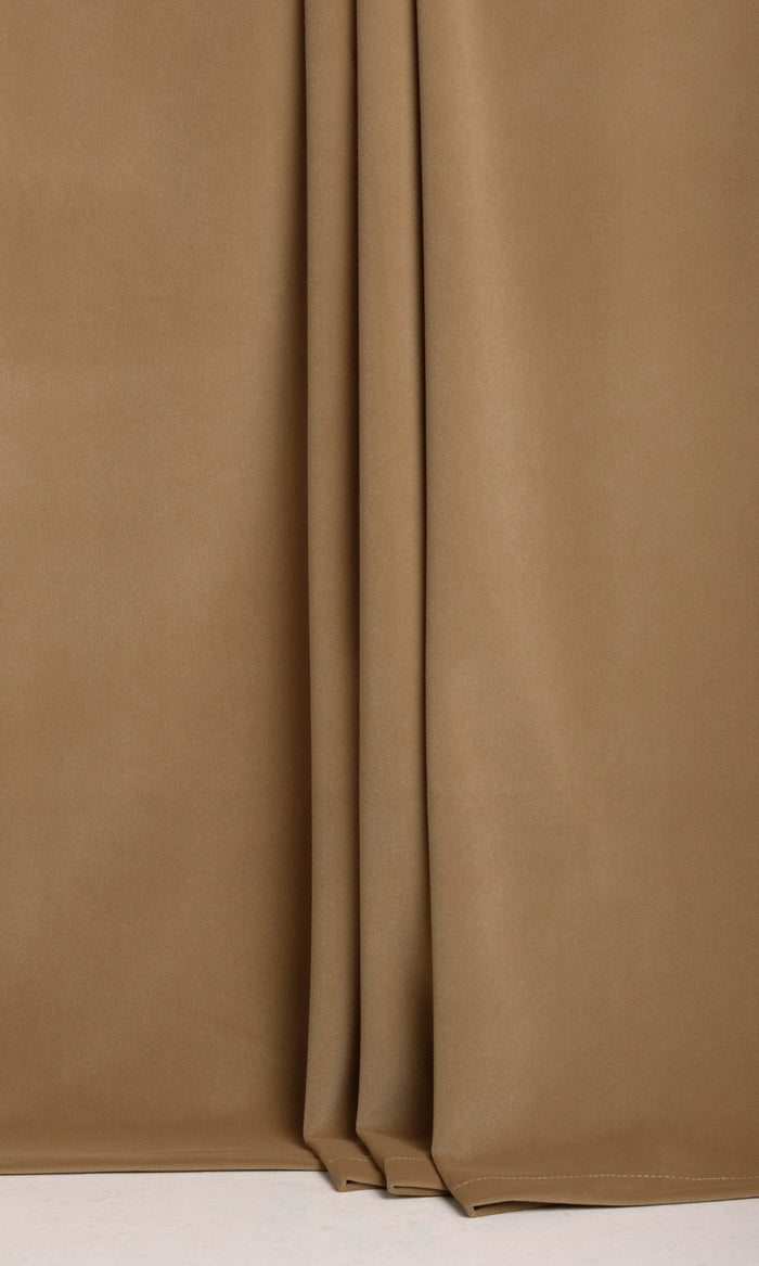 Velvet Made-to-Measure Curtains (Burnt Orange/ Brown)