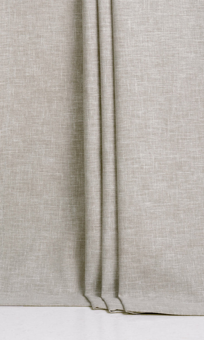 Poly-Cotton Blend Made-to-Measure Curtains (Warm Grey)