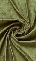 Dupioni Silk Curtains (Moss Green)